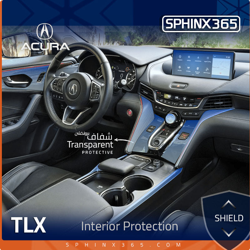 Acura TLX 2021-2024 Interior Protection Kit | Pre-cut Film - Sphinx365.com