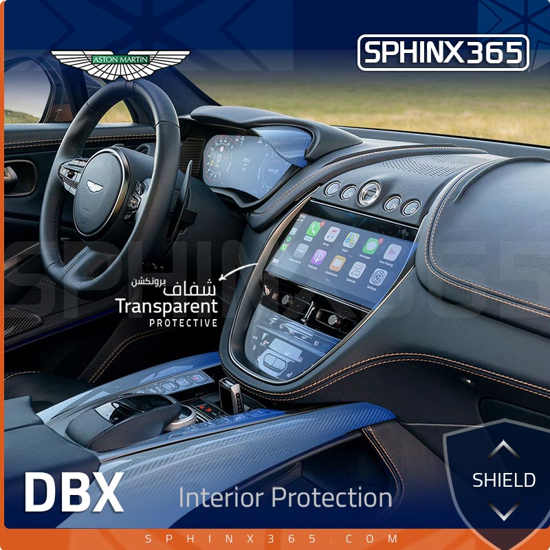 Aston Martin DBX 2022-2024 Interior protection Kit | Pre-cut Film - Sphinx365.com