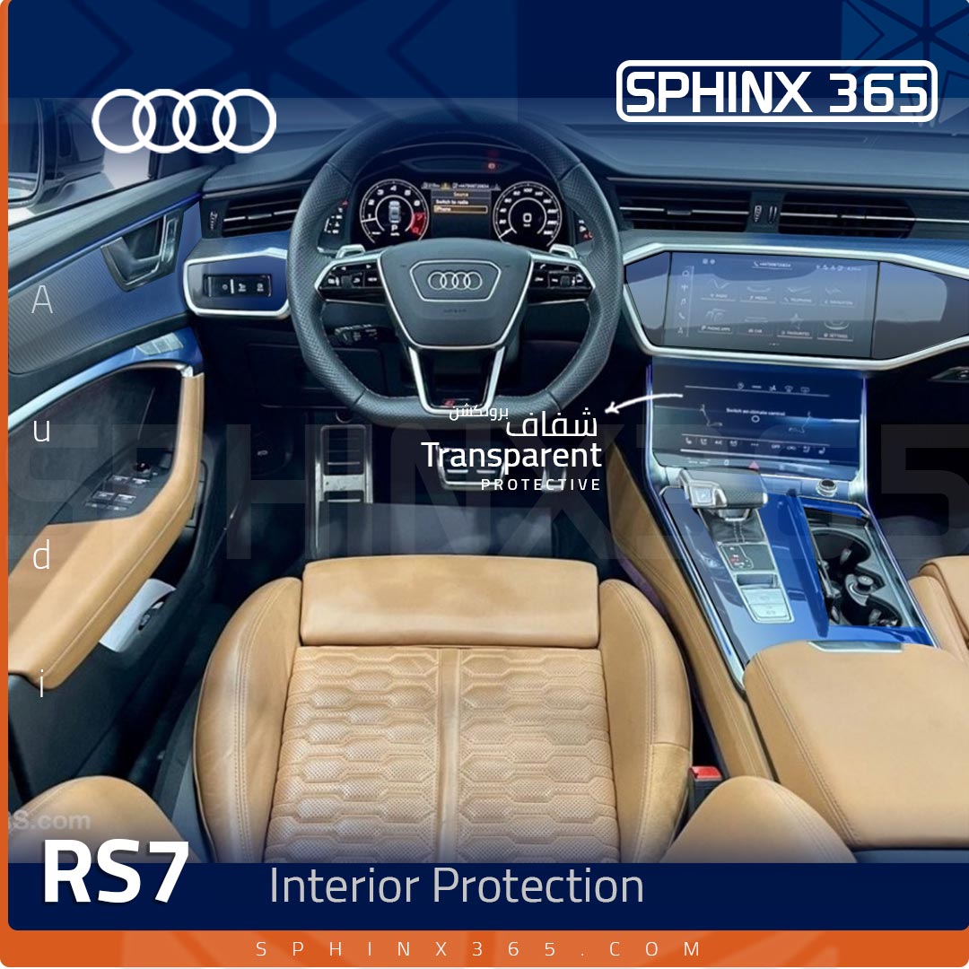 Audi RS7 2021 - 2024 Interior Protection Kit | Pre-cut Film - Sphinx365.com