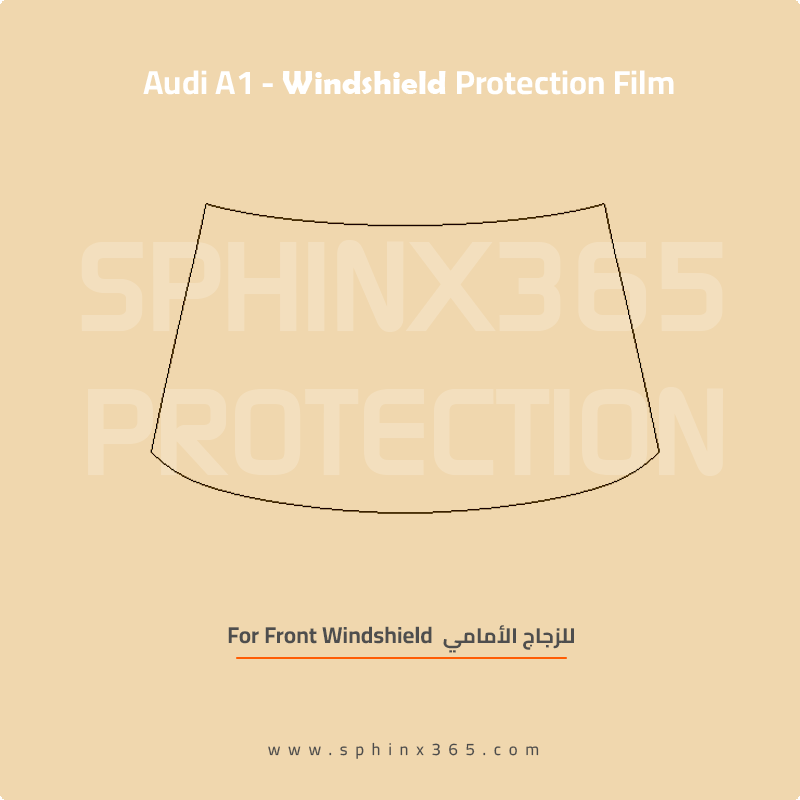 Windshield protection for Audi A1