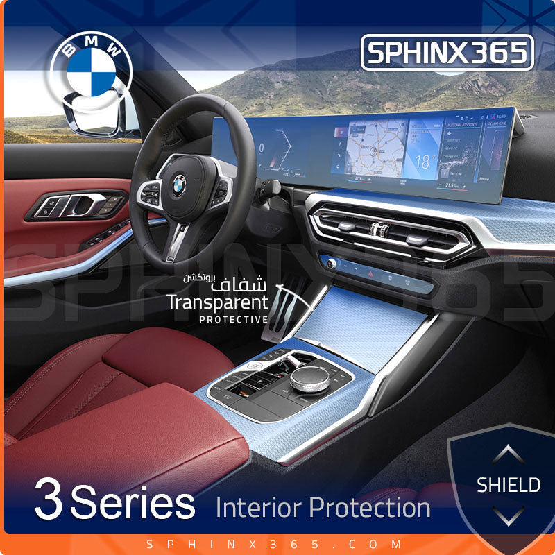 BMW 3 Series 2025-2023 Interior Protection Kit | Pre-cut Film - Sphinx365.com