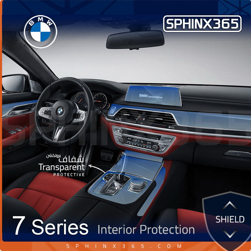 BMW 7 Series 2022-2019 Interior Protection Kit | Pre-cut Film - Sphinx365.com
