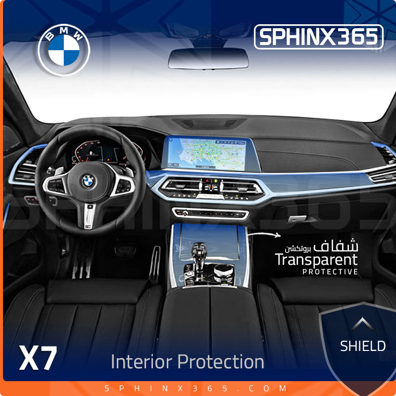 BMW X7 2022-2019 Interior Protection Kit | Pre-cut Film - Sphinx365.com