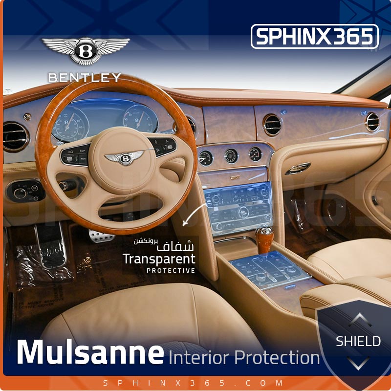 Bentley Mulsanne 2022-2020 Interior Protection Kit | Pre-cut Film - Sphinx365.com