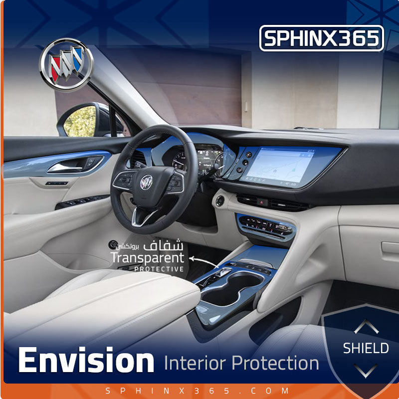 Buick Envision 2021-2023 Interior Protection Kit | Pre-cut Film - Sphinx365.com