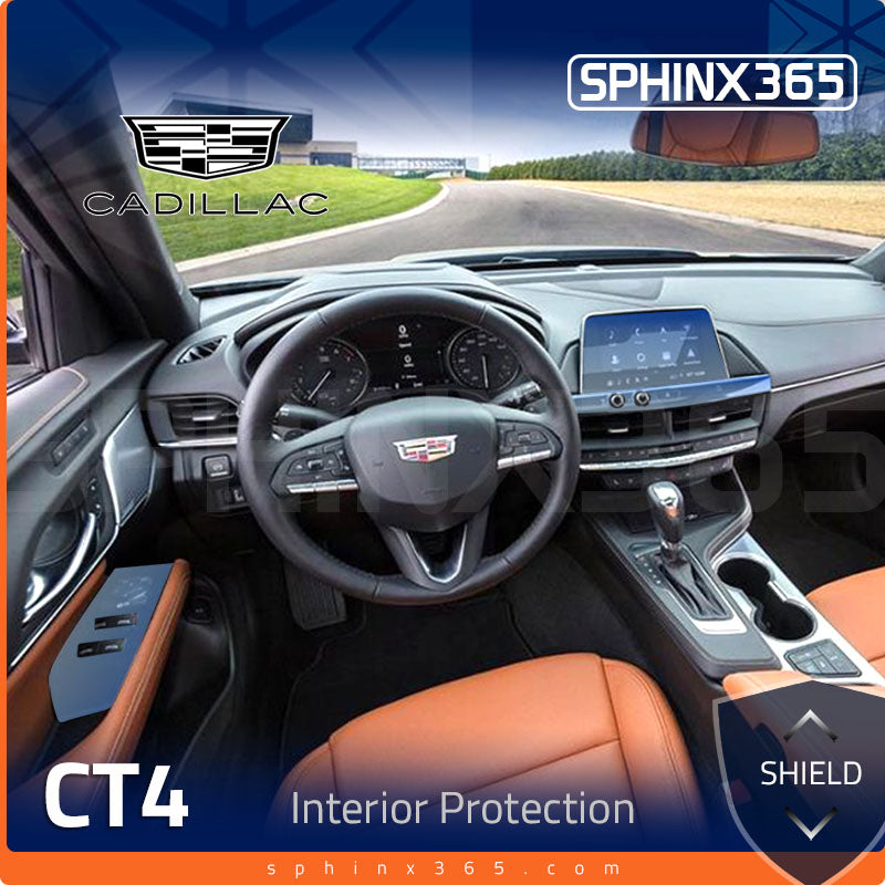 Cadillac CT4 2025-2020 Interior Protection Kit | Pre-cut Film - Sphinx365.com
