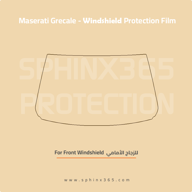 Precut Windshield protection for Maserati_MC20_2023-2025