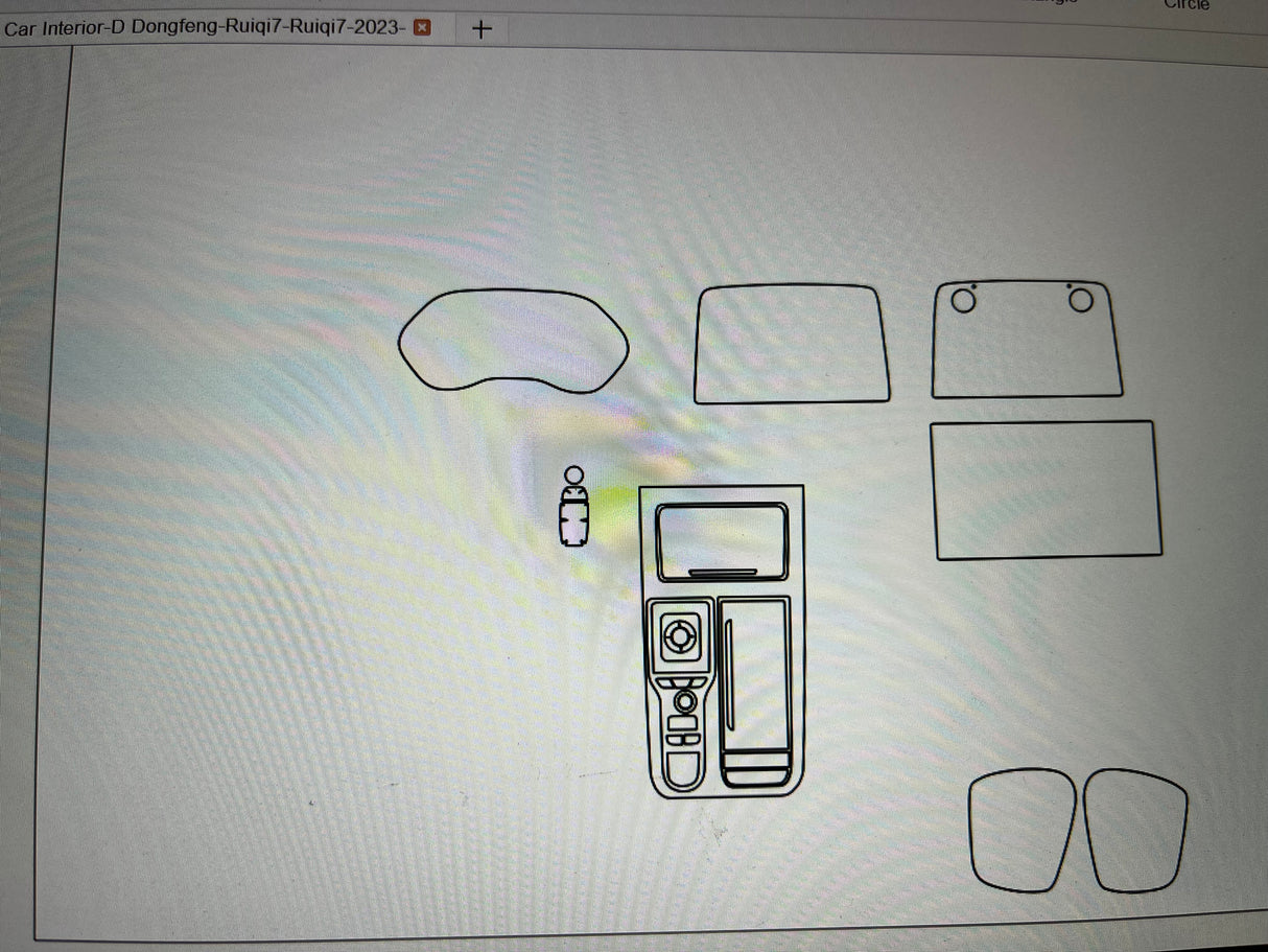 Dongfeng Ruiqi7 2024 Interior Protection Kit| Pre-cut Film