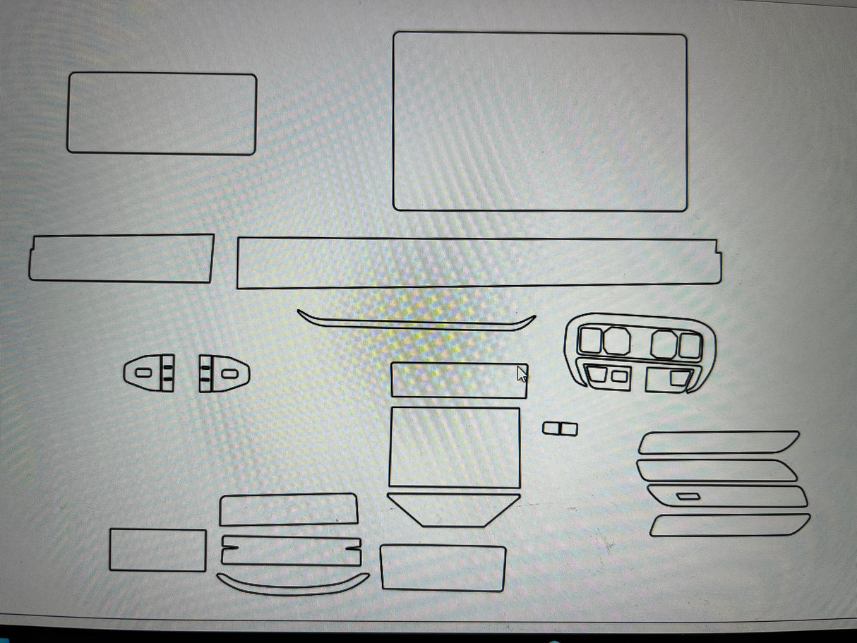 Dongfeng E007 2024 Interior Protection Kit| Pre-cut Film