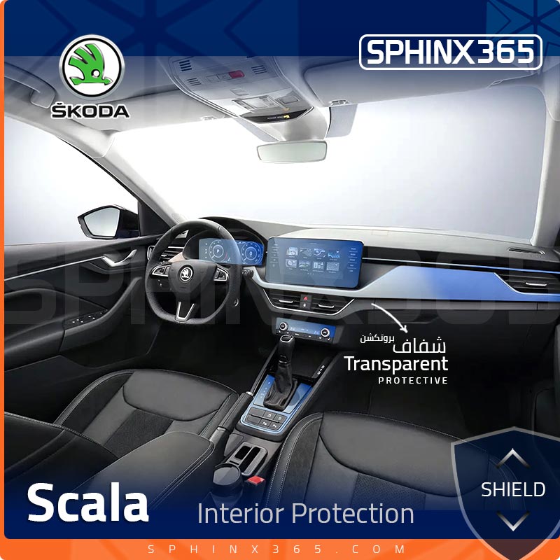 Sphinx365 Skoda Scala precut interior protection kit