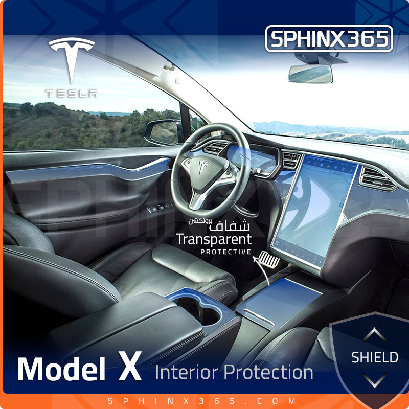 Sphinx365 Tesla model X precut interior protection kit
