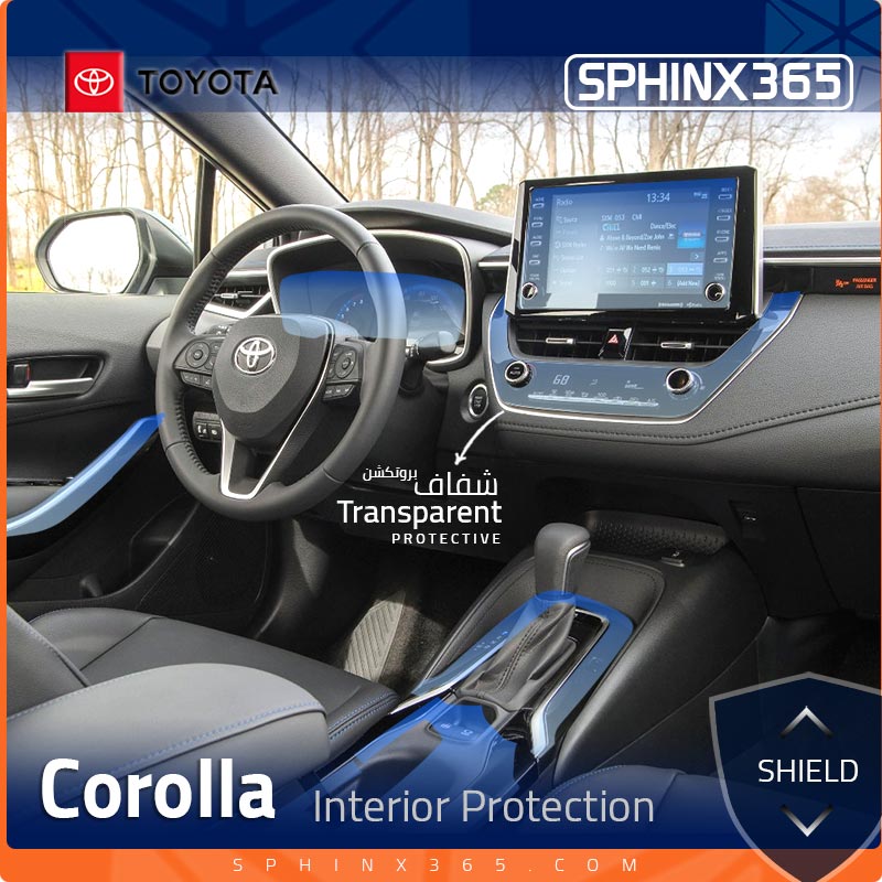 Sphinx365 Toyota Corolla precut interior protection kit