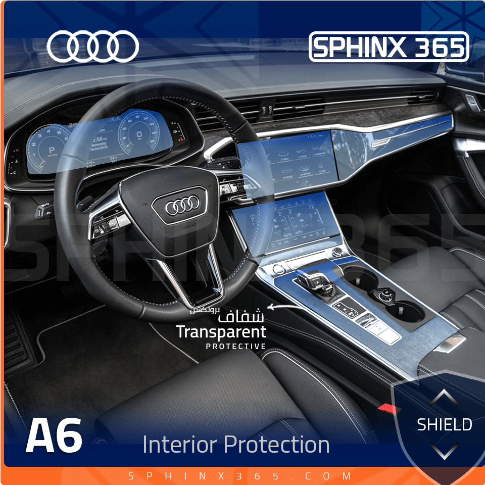 Audi A6 2019 - 2024 Interior Protection Kit | Pre-cut Film - Sphinx365.com