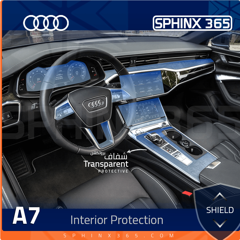 Audi A7 2019 - 2024 Interior Protection Kit | Pre-cut Film - Sphinx365.com