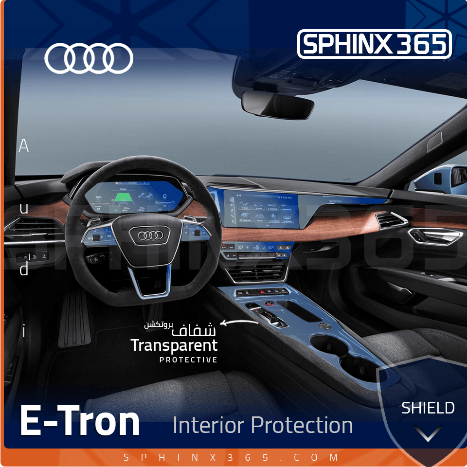 Audi E-Tron 2019-2024 Interior Protection Kit | Pre-cut Film - Sphinx365.com