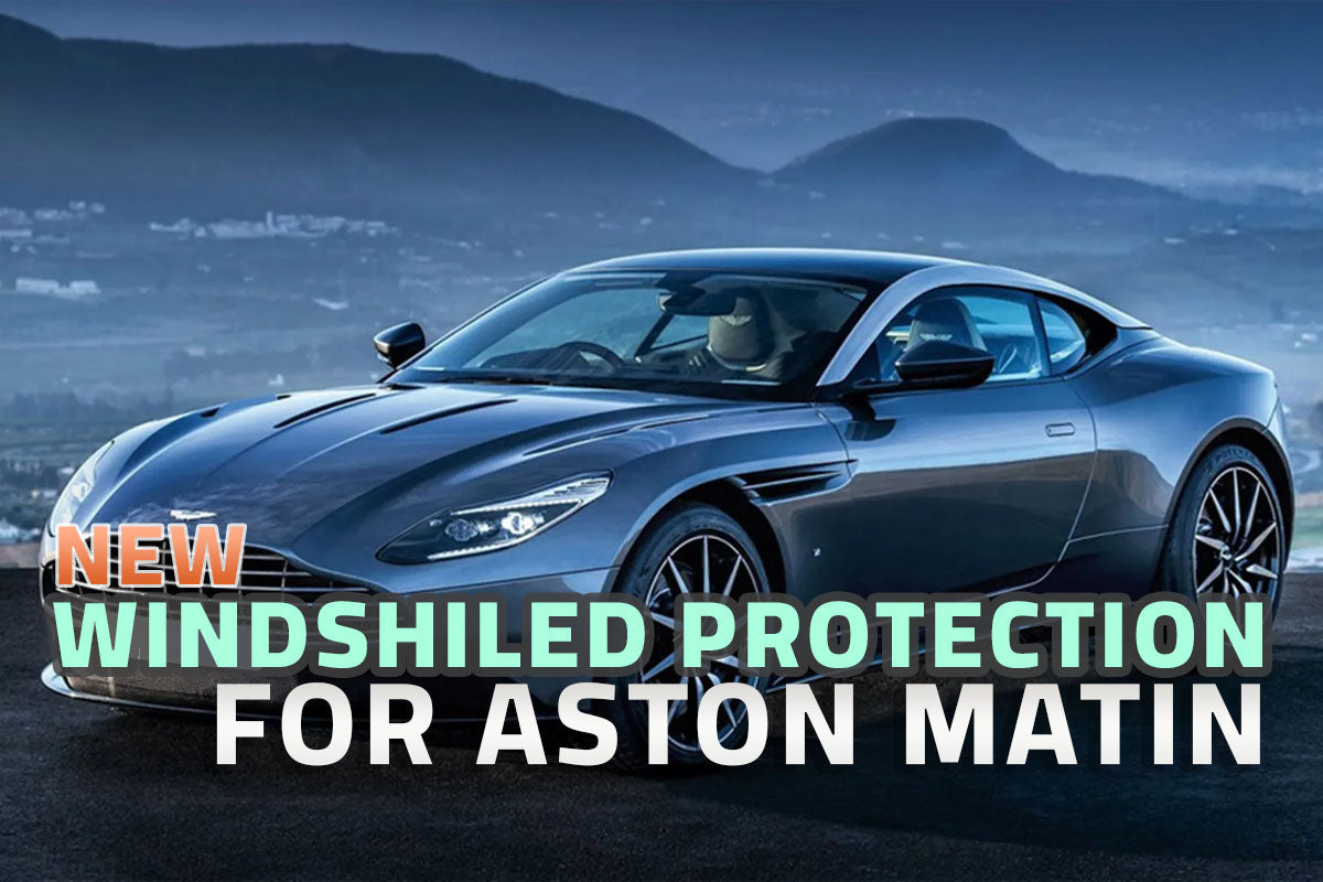 Windshield protection for Aston Martin 