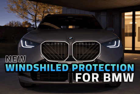 Windshield protection for BMW