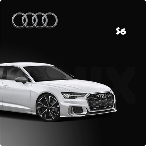 Complete Audi S6 car protection kit by Sphinx365 – includes interior film, exterior paint protection, headlight covers, window tint, and premium accessories – anti-scratch, self-healing, anti-yellowing, smooth-touch, removable TPU material.
