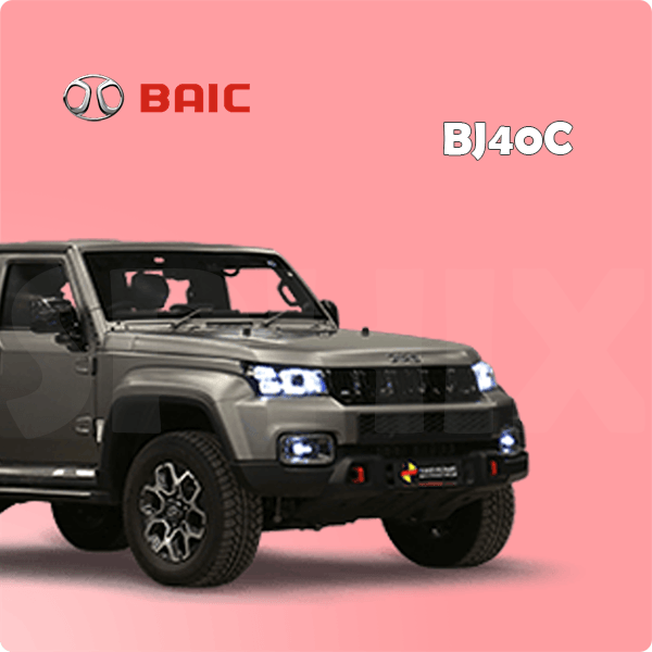 Complete Baic BJ40C car protection kit by Sphinx365 – includes interior film, exterior paint protection, headlight covers, window tint, and premium accessories – anti-scratch, self-healing, anti-yellowing, smooth-touch, removable TPU material.