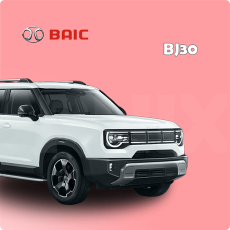 Complete Baic BJ30 car protection kit by Sphinx365 – includes interior film, exterior paint protection, headlight covers, window tint, and premium accessories – anti-scratch, self-healing, anti-yellowing, smooth-touch, removable TPU material.