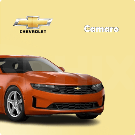 Complete Chevrolet Camaro car protection kit by Sphinx365 – includes interior film, exterior paint protection, headlight covers, window tint, and premium accessories – anti-scratch, self-healing, anti-yellowing, smooth-touch, removable TPU material.