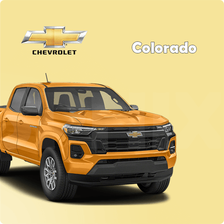 Complete Chevrolet Colorado car protection kit by Sphinx365 – includes interior film, exterior paint protection, headlight covers, window tint, and premium accessories – anti-scratch, self-healing, anti-yellowing, smooth-touch, removable TPU material.
