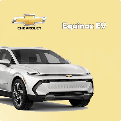 Complete Chevrolet Equinox EV car protection kit by Sphinx365 – includes interior film, exterior paint protection, headlight covers, window tint, and premium accessories – anti-scratch, self-healing, anti-yellowing, smooth-touch, removable TPU material.