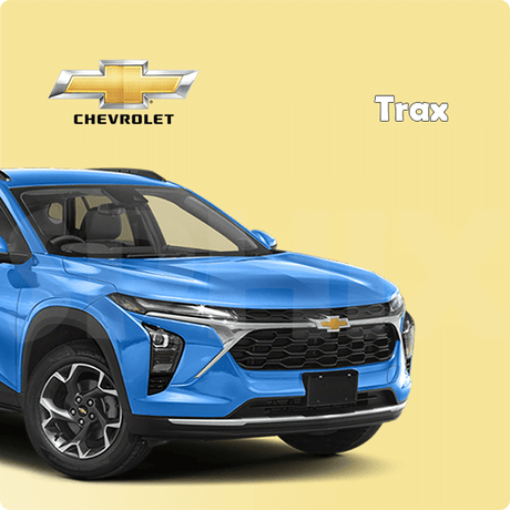 Complete Chevrolet Trax car protection kit by Sphinx365 – includes interior film, exterior paint protection, headlight covers, window tint, and premium accessories – anti-scratch, self-healing, anti-yellowing, smooth-touch, removable TPU material.