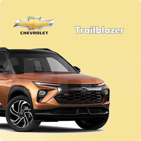 Complete Chevrolet Trailblazer car protection kit by Sphinx365 – includes interior film, exterior paint protection, headlight covers, window tint, and premium accessories – anti-scratch, self-healing, anti-yellowing, smooth-touch, removable TPU material.