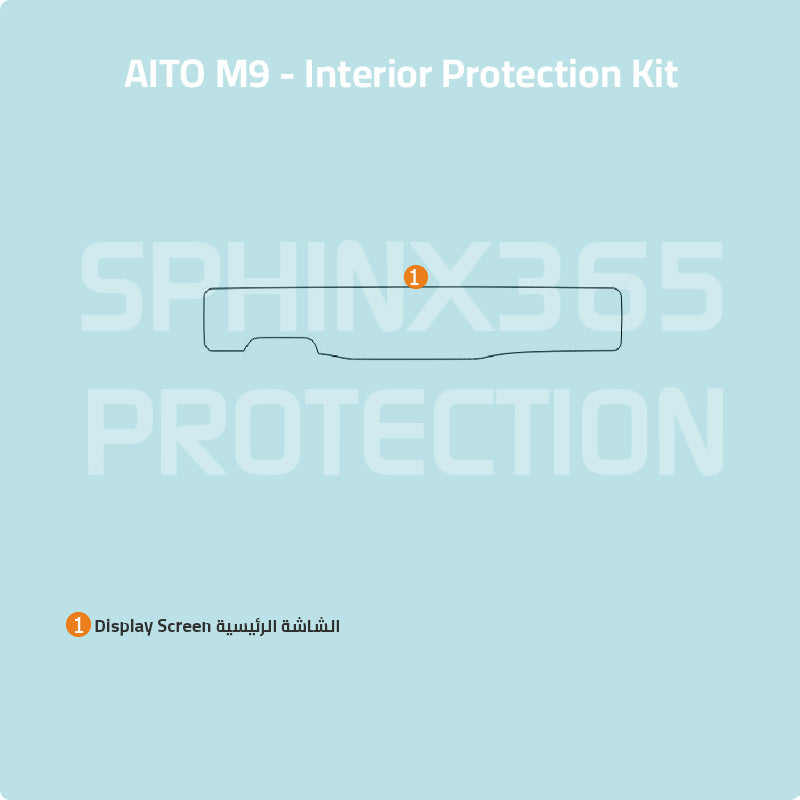 طقم حماية المقصورة الداخلية لسيارة AITO M9 2024