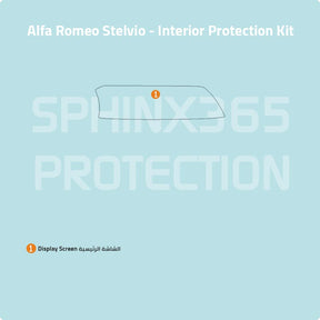 Alfa Romeo Stelvio 2018-2024 Interior protection Kit | Pre-cut Film - Sphinx365.com