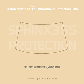 Windshield protection for Aston Martin DB12 Coupe