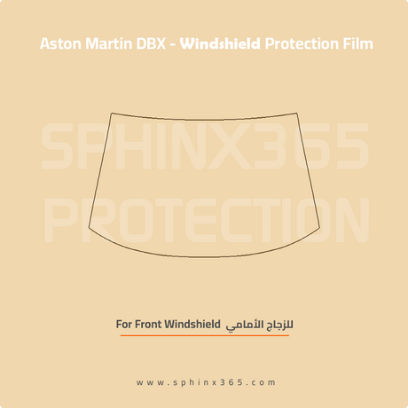 Windshield protection for Aston Martin DBX