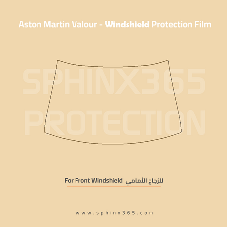 Windshield protection for Aston Martin Valour