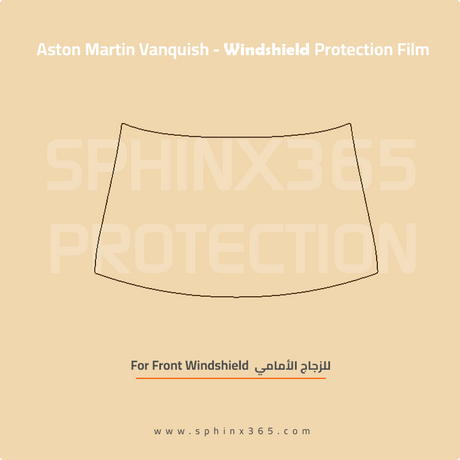 Windshield protection for Aston Martin Vanquish