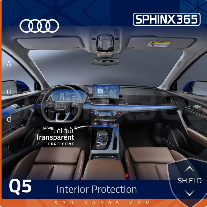Audi Protection Kit Audi Q5 2019-2024 Type1 Interior Protection Kit | Pre-cut Film ...