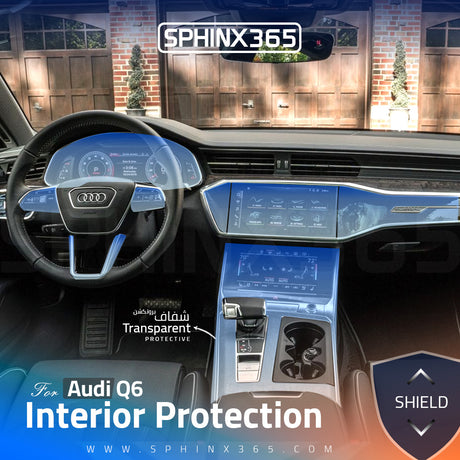 Audi Q6 2023 Interior Protection Kit | Pre-cut Film