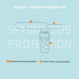 Audi S5 2025 Interior Protection Kit | Pre-cut Film - Sphinx365.com