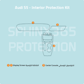 Audi S5 2025 Interior Protection Kit | Pre-cut Film - Sphinx365.com