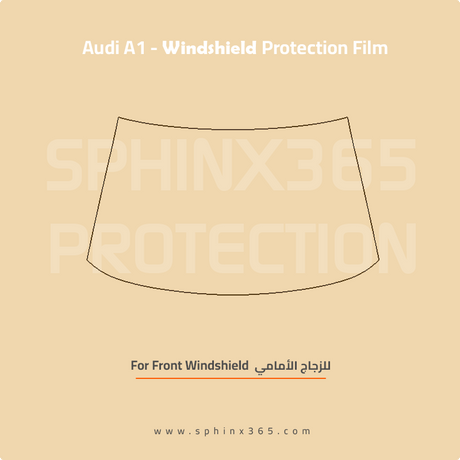 Windshield protection for Audi A1