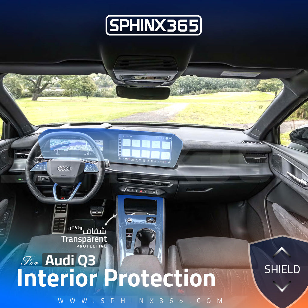 Audi Q3 2026 Interior Protection Kit | Pre-cut Film