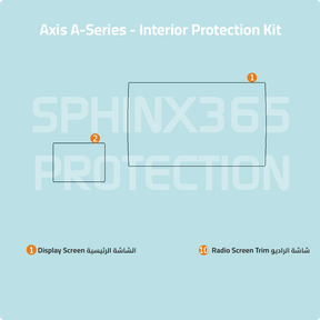 Axis A245 2024 A-Series Interior Protection Kit ٠ Marine | Pre-cut Film - Sphinx365.com
