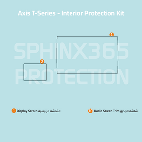 Axis T220 2024 T-Series Interior Protection Kit ٠ Marine | Pre-cut Film - Sphinx365.com