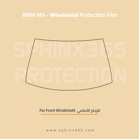 Windshield protection for BMW M4
