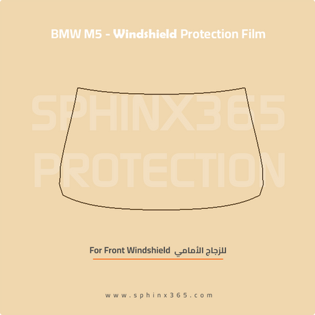 Windshield protection for BMW M5