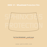 Windshield protection for BMW X1