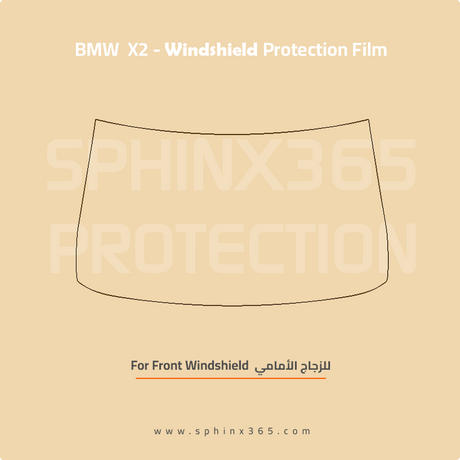 Windshield protection for BMW X2