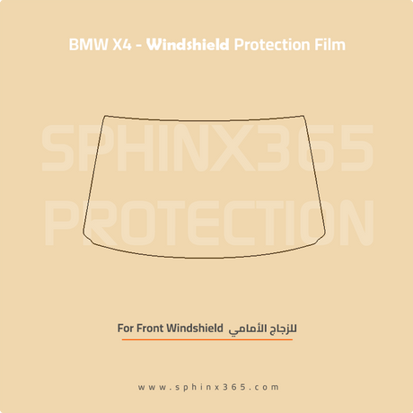 Windshield protection for BMW X4