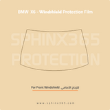 Windshield protection for BMW X6