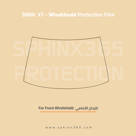 Windshield protection for BMW X7